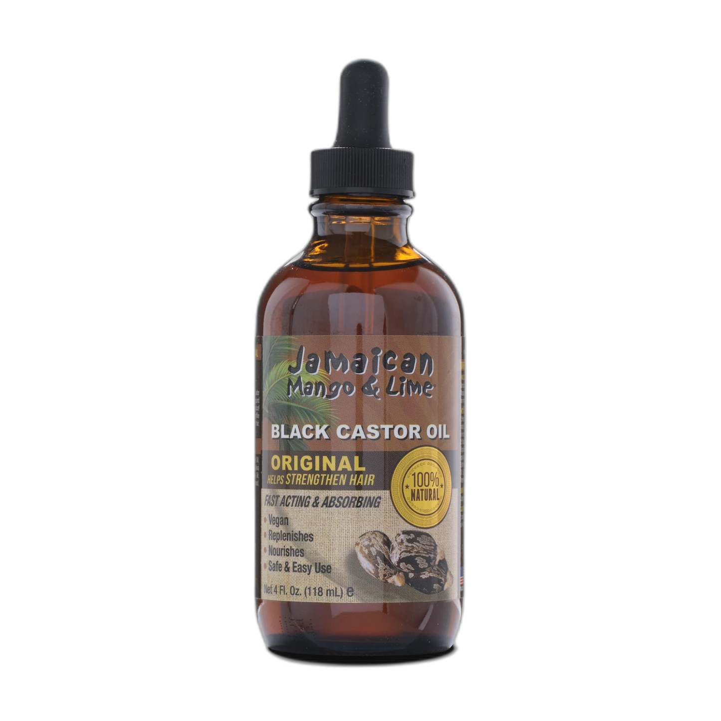 Jamaican Mango & Lime Black Castor Oil 4 oz