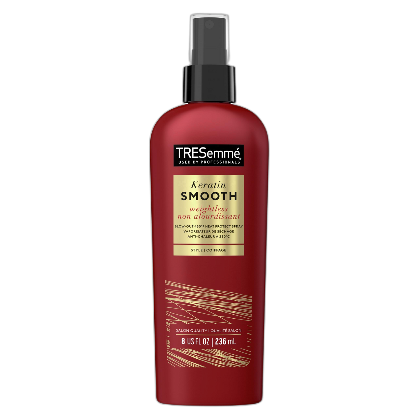 TRESemmé Heat Protect Spray Keratin Smooth with Marula Oil, for 5-in-1 Anti-Frizz Control 8 Fl Oz