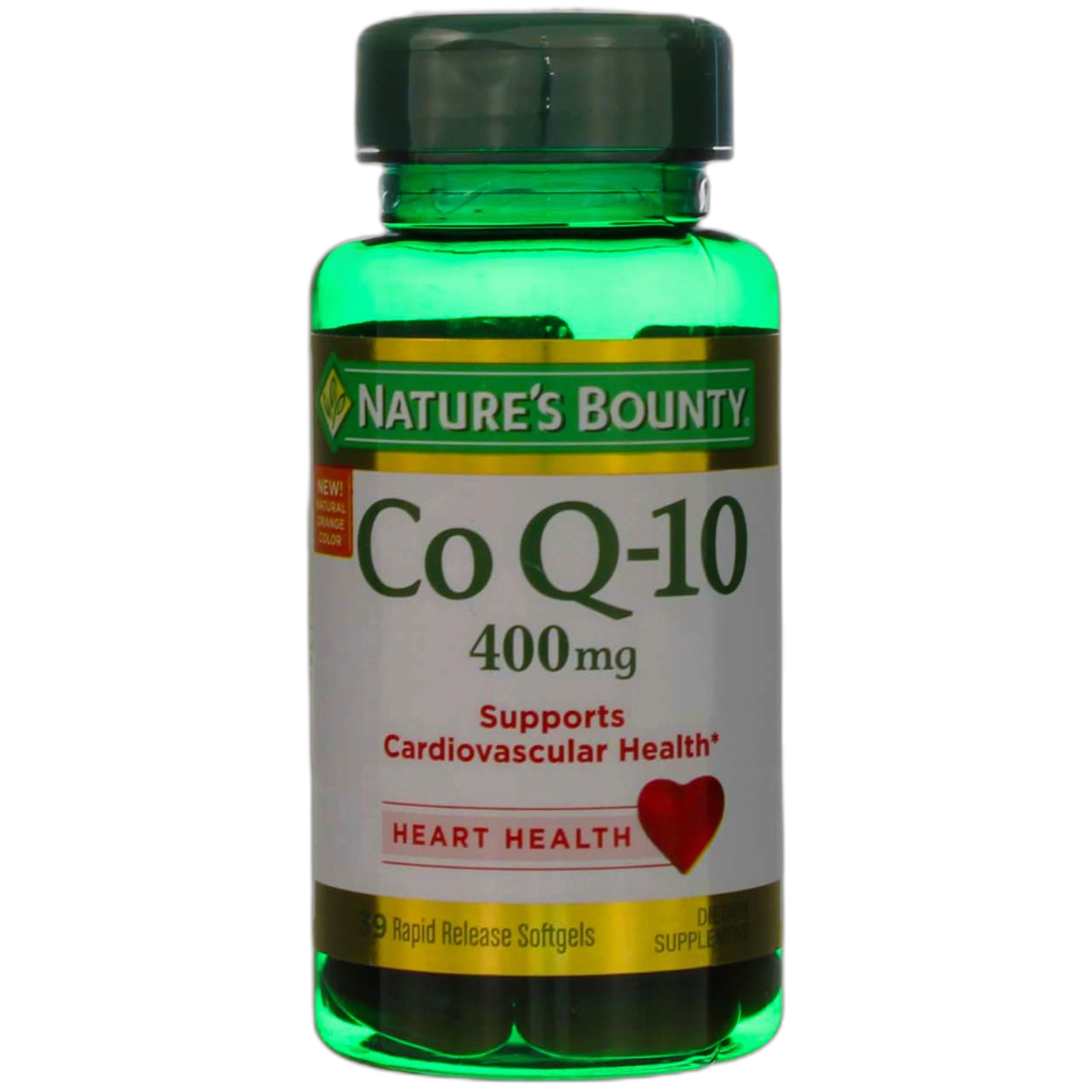 Nature's Bounty Cardio Q10, Co Q-10 400 mg Softgels 39 ea (Pack of 2)