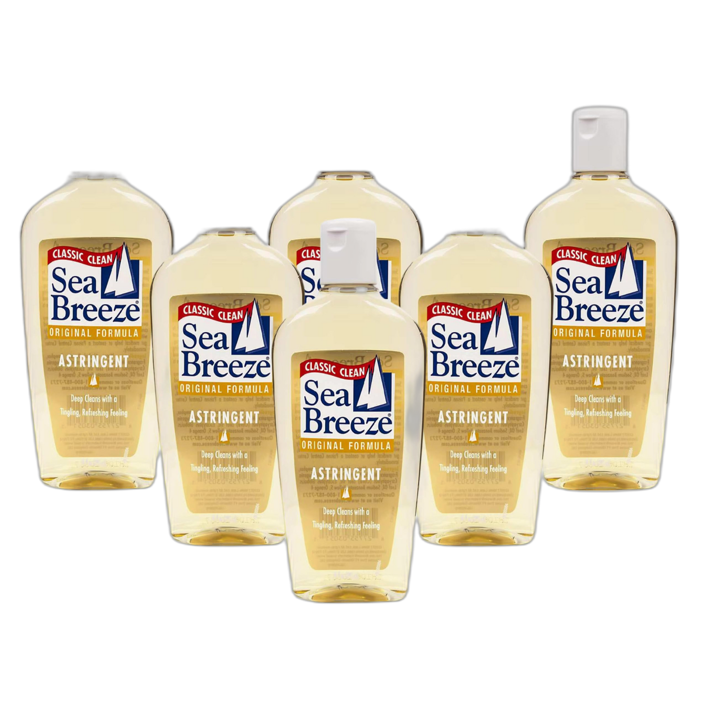 Sea Breeze Astringent Original Formula, Classic Clean 10 oz (Pack of 6)