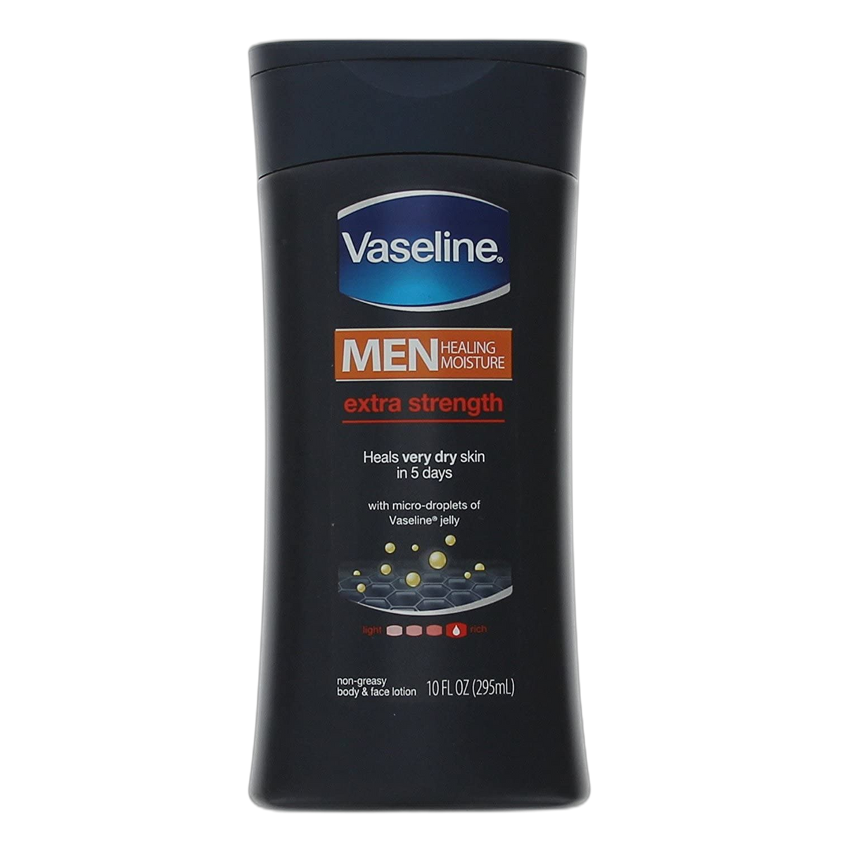 Vaseline Mens Extra Strength Lotion 10 Ounce (295ml) (6 Pack)