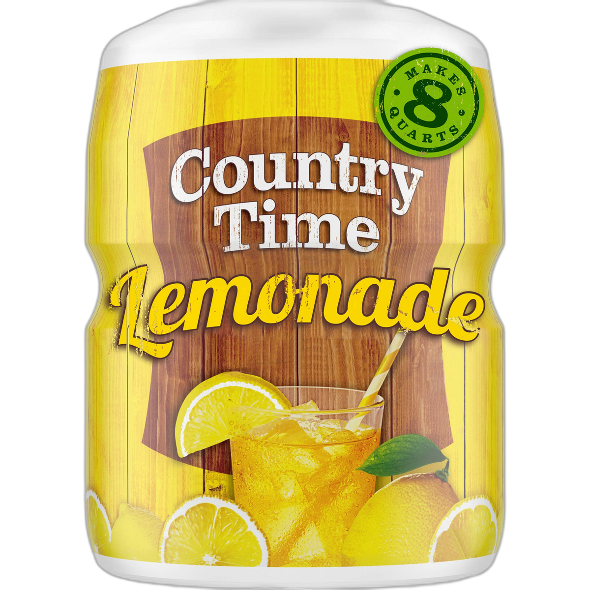 Country Time Lemonade Naturally Flavored Powdered Drink Mix 12 Count 19 oz Canisters