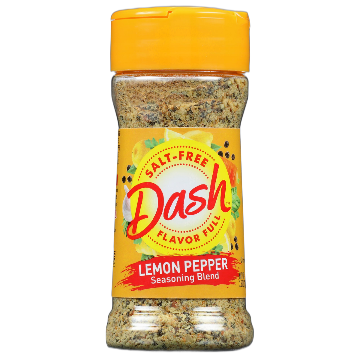 Dash Salt-Free Seasoning Blend, Lemon Pepper, 2.5 Ounce
