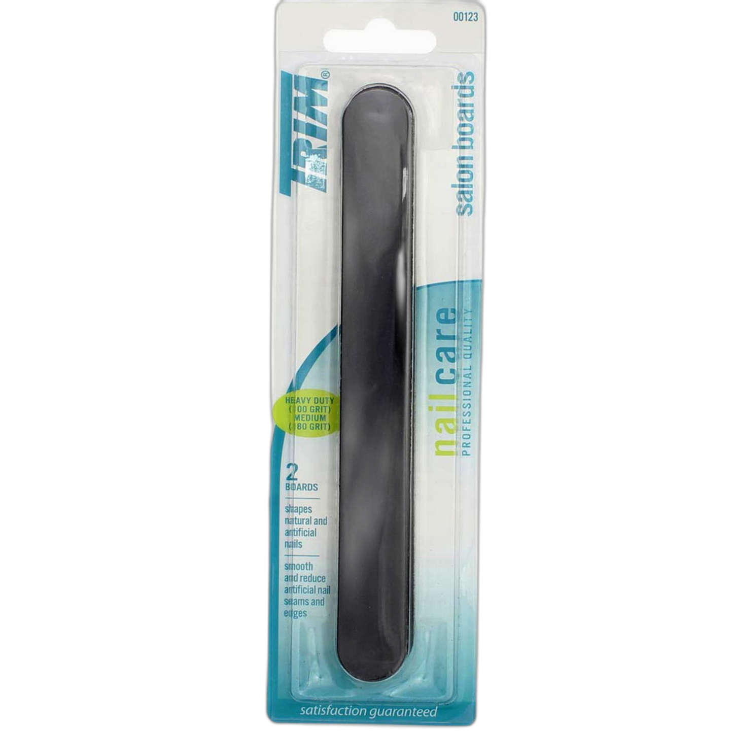 PWC Collections/W.E.Bassett Trim Salon Board Blk 2pk Size Ea Trim Salon Boards Black Heavy Duty (100 Grit) & Medium (80 Grit) 0023, 1 Count