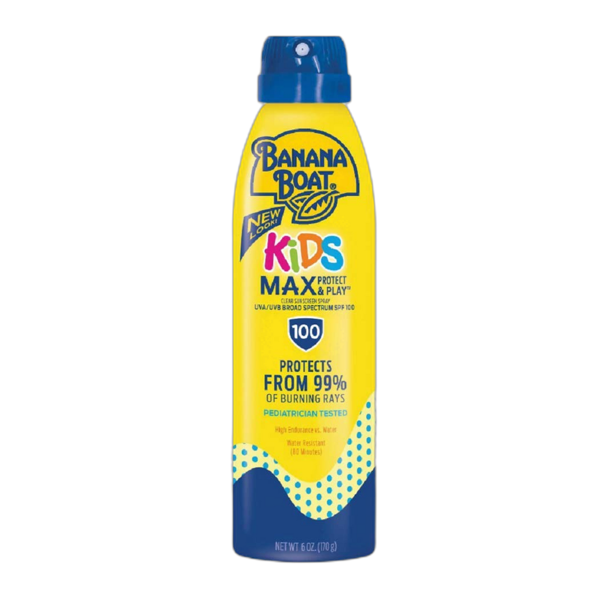 Banana Boat Kids Max Protect and Play Continuous Clear Spray SPF 100 Sunscreen, 6 Ounces (2 Pack)