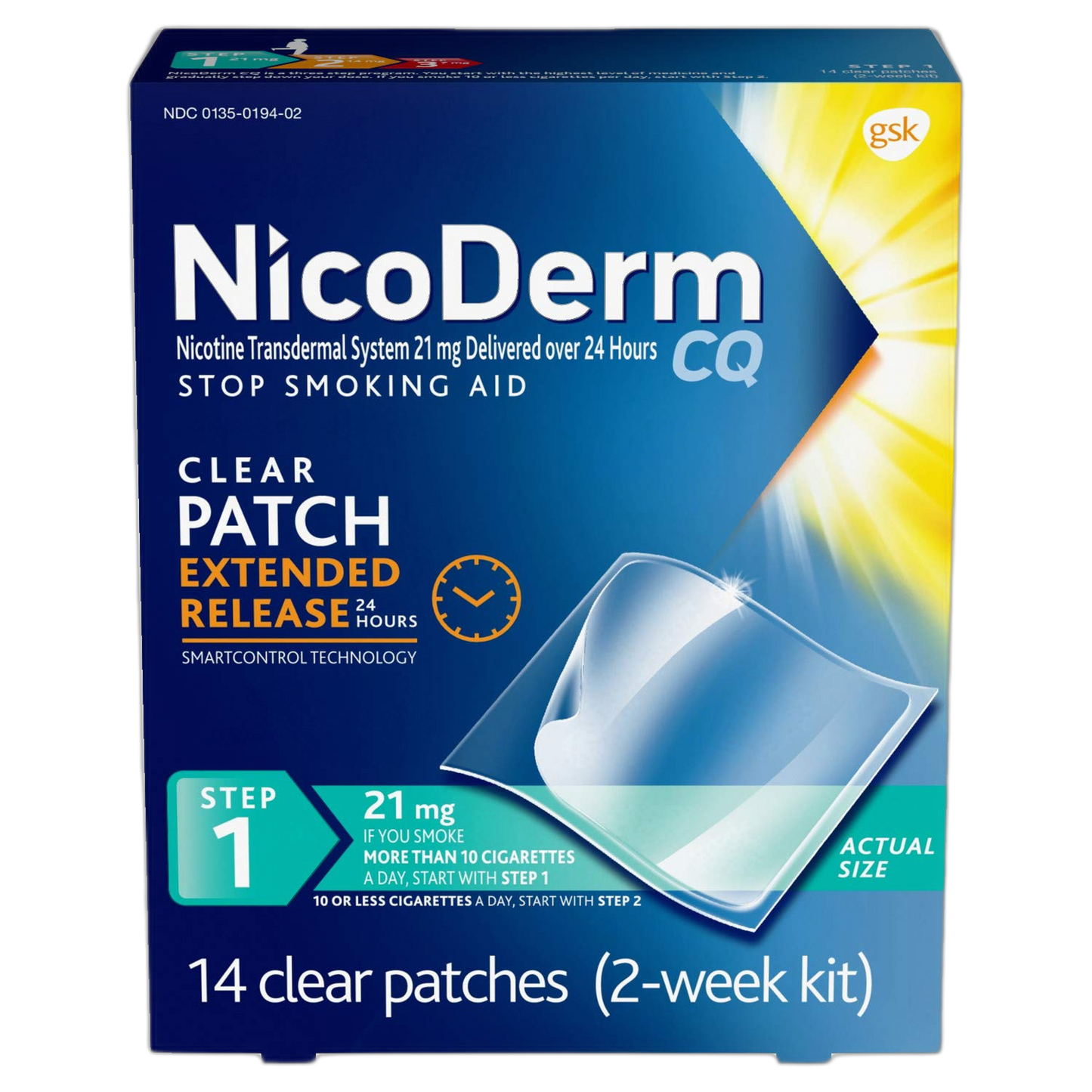 Step 1 CQ 14 Clear Patches (WITHOUT BOX). Exp: 7/2015
