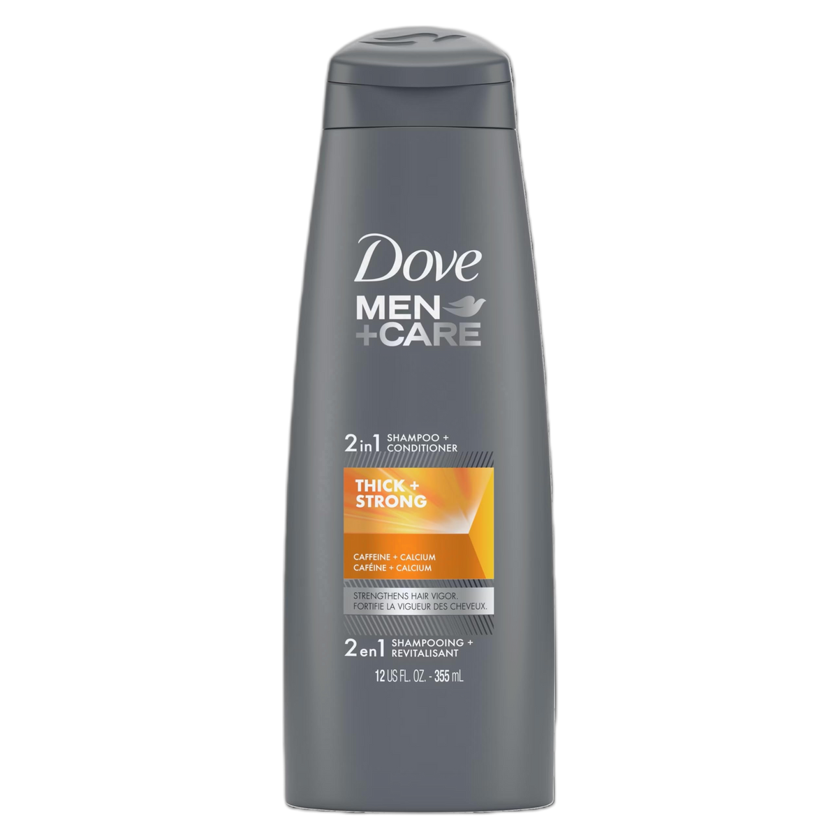 Dove Men+Care Thick and Strong Fortifying 2in1 Shampoo and Conditioner 12 FL OZ - Pack of 2