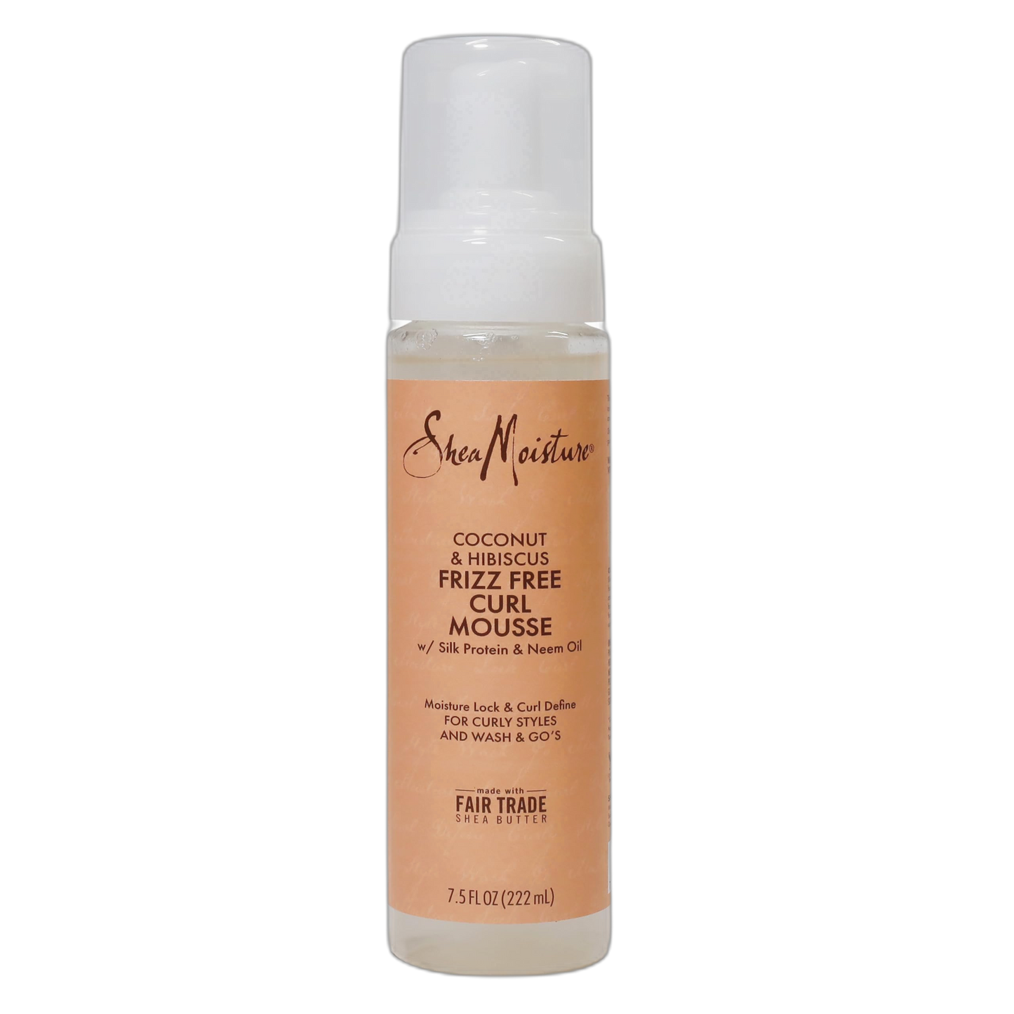 SheaMoisture SHEA MOISTURE Sheamoisture Coconut & Hibiscus Frizz-free Curl Mousse - 7.5 Fl Oz,7.5 Oz (290612 )