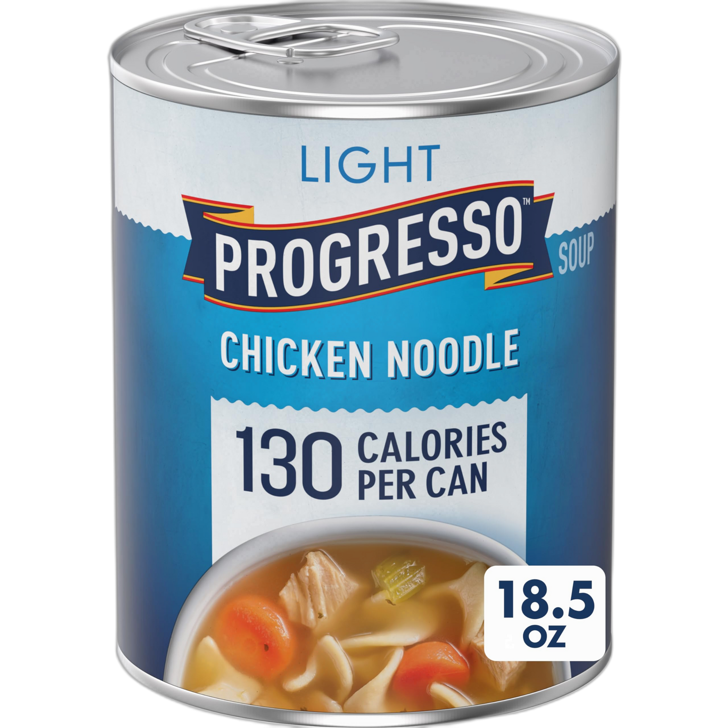 Progresso Light Chicken Noodle Soup, Ready to Serve Canned Soup, 18.5 oz
