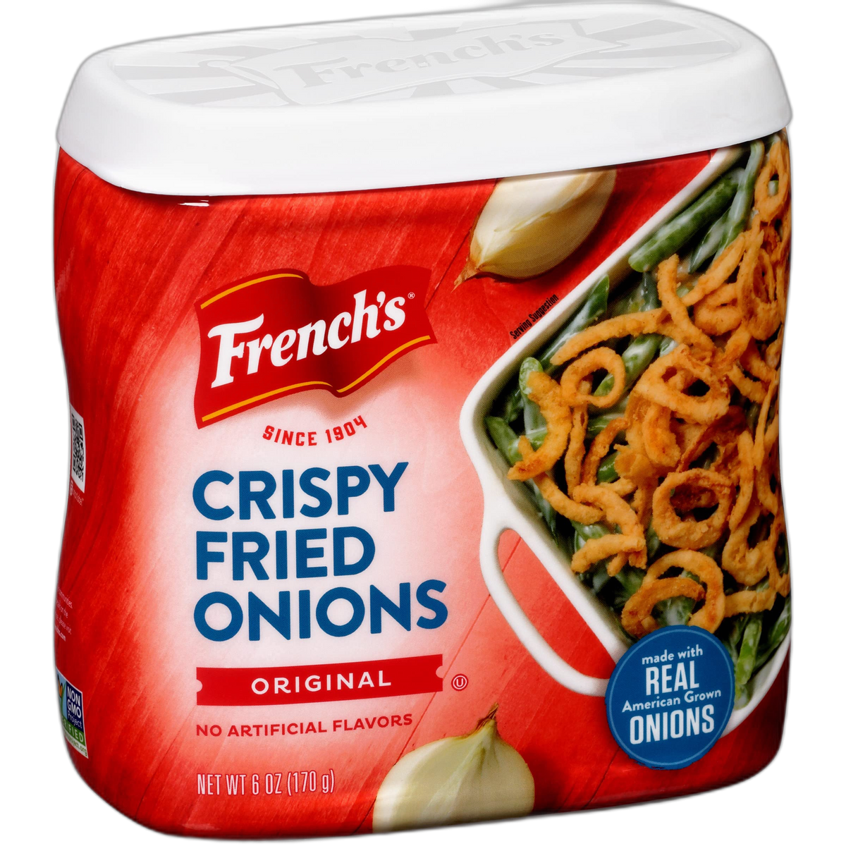French's White Cheddar Crispy Fried Onions, 6 oz