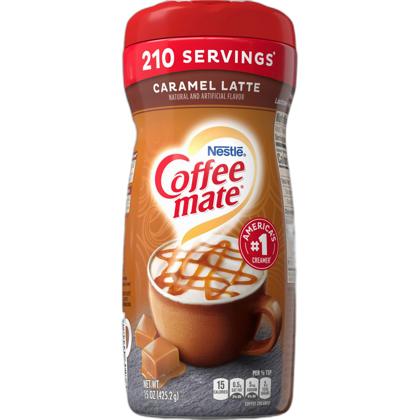 Coffee-mate Cafe Collection Caramel Macchiato, 15 Ounce (Pack of 6)