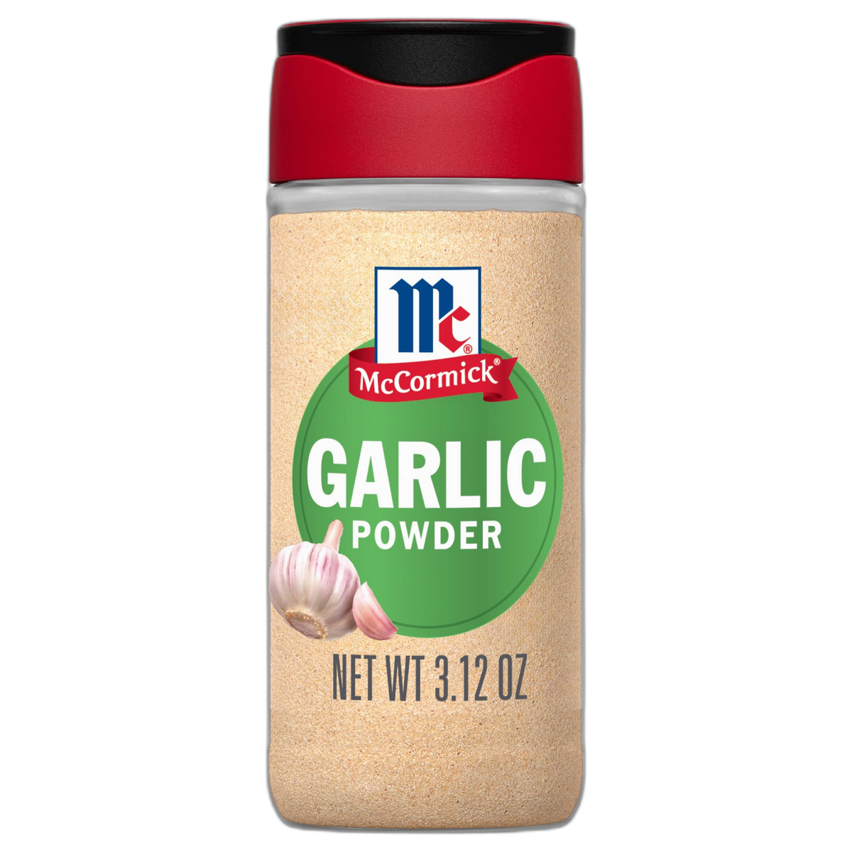 McCormick Garlic Powder, Non GMO, Made from Fresh, Whole Garlic Cloves, For Bringing Consistent Garlic Flavor to Meals & Recipes, 3.12 oz