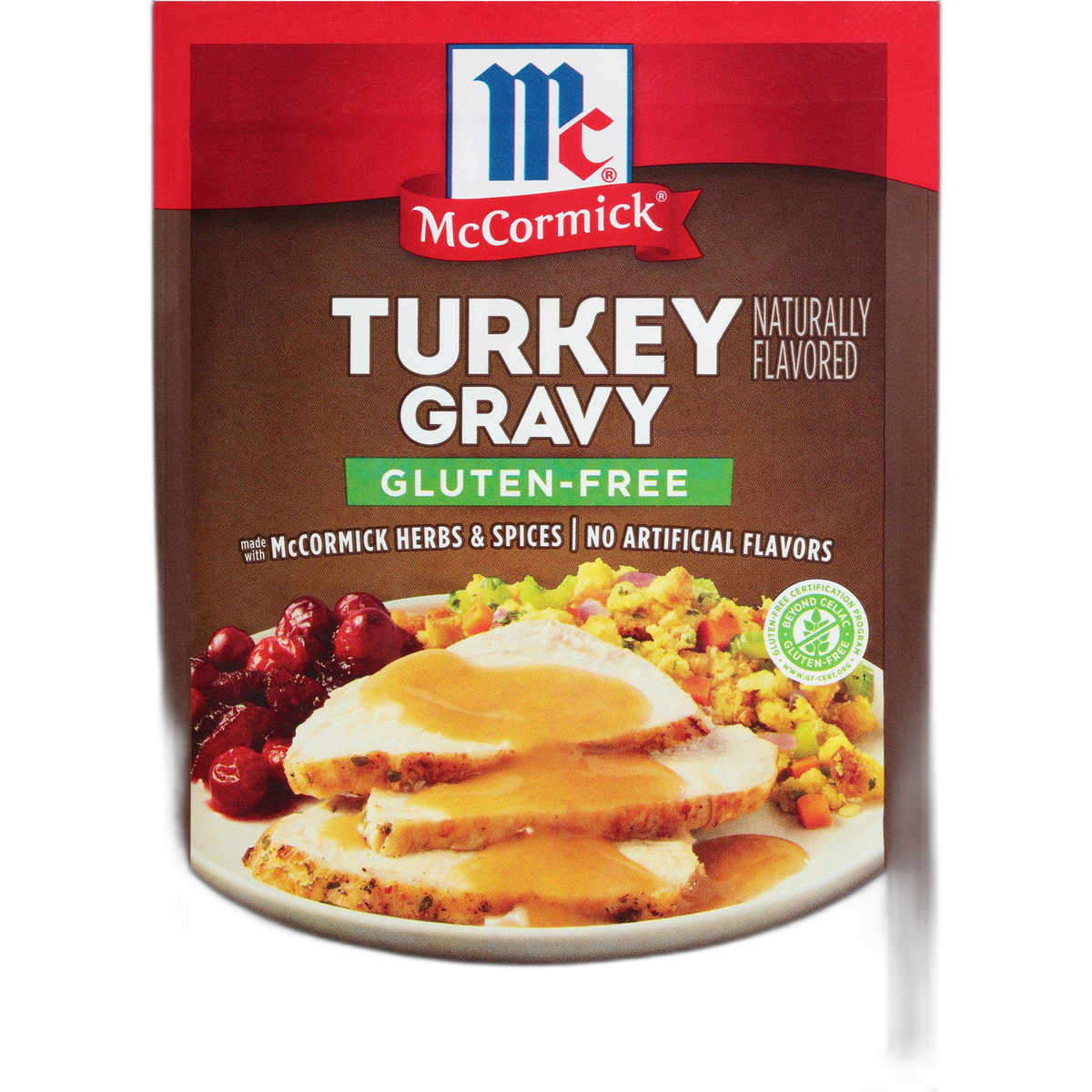 McCormick Turkey Gravy Mix (Gluten Free), 0.88 oz (Pack of 12)