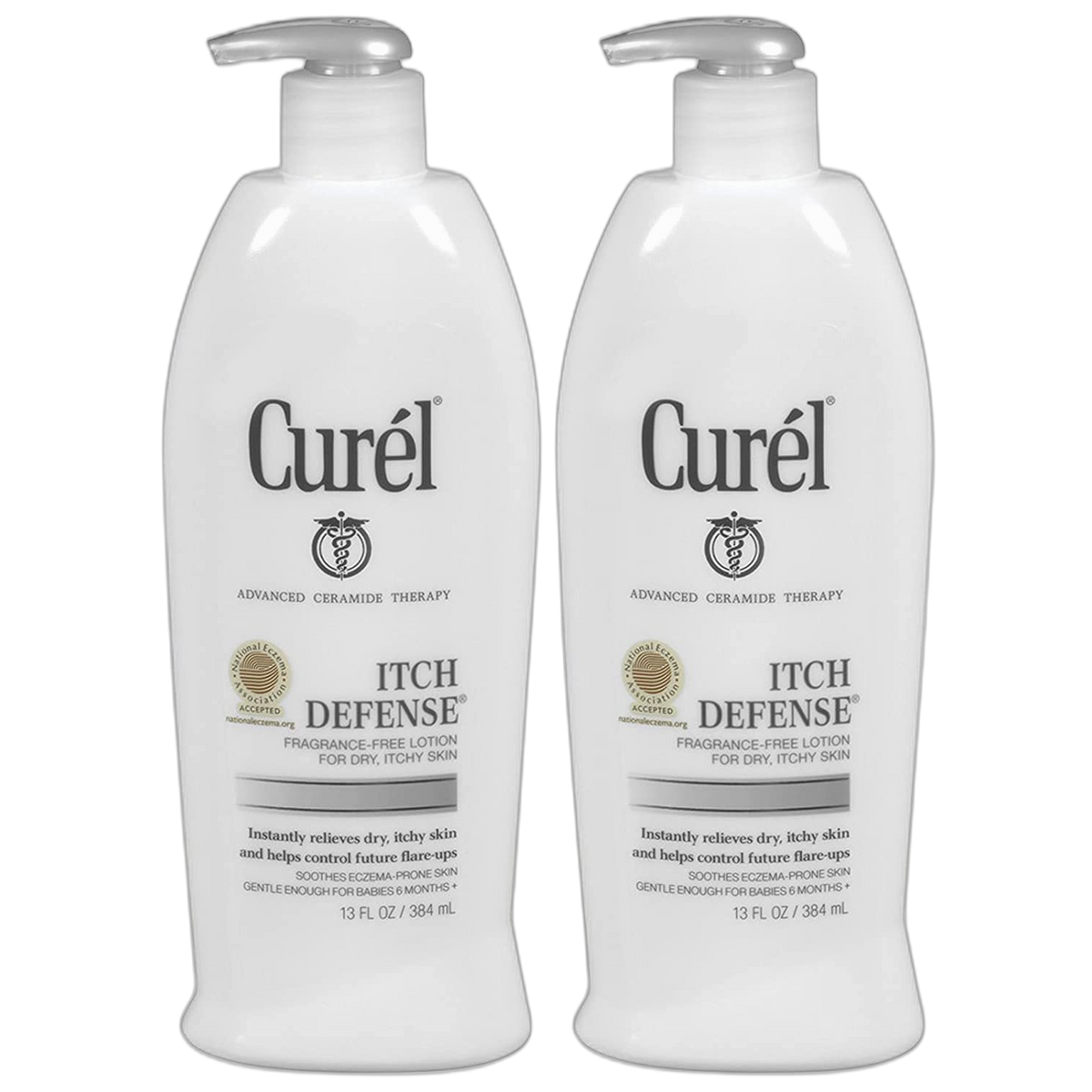 Curel Itch Defense Lotion 13 Ounce Pump (384ml) (2 Pack)