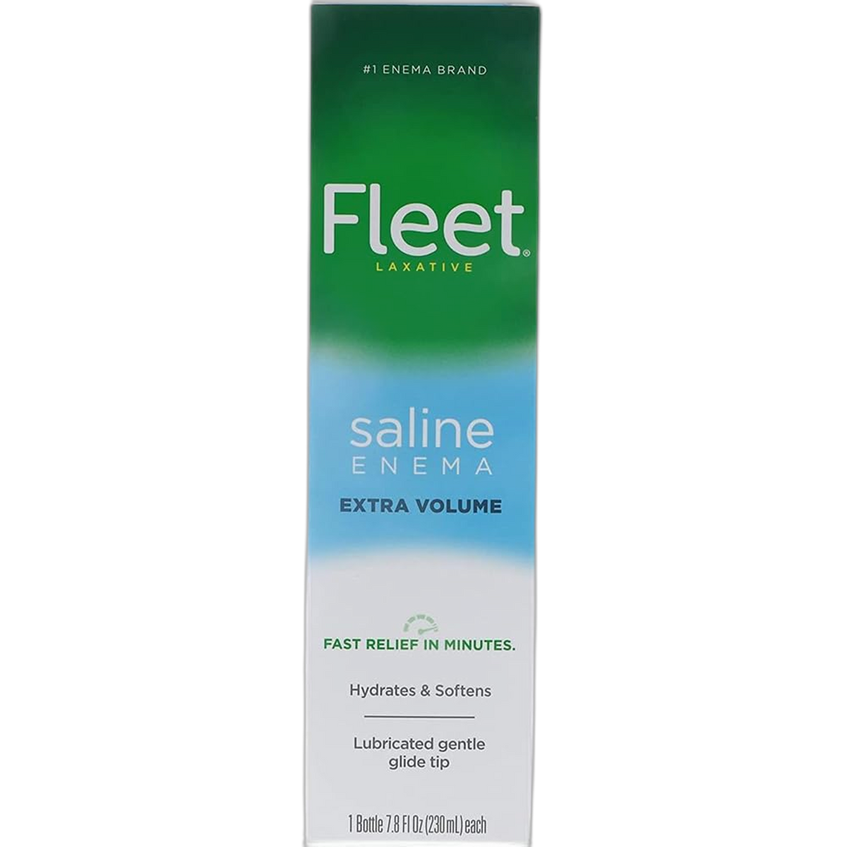 Fleet Enema Extra Saline Laxative, 7.8 oz. (Pack of 3)