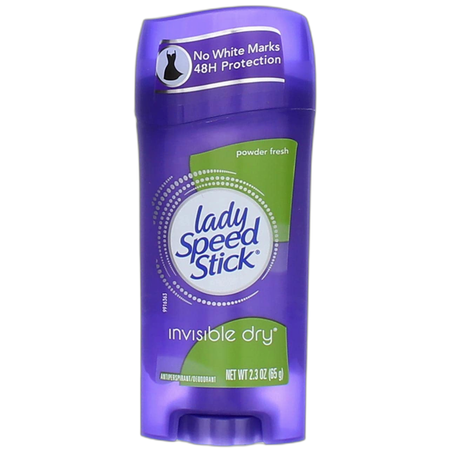 Lady Speed Stick Invisible Dry Antiperspirant & Deodorant, Powder Fresh - 2.3 oz - 4 pk