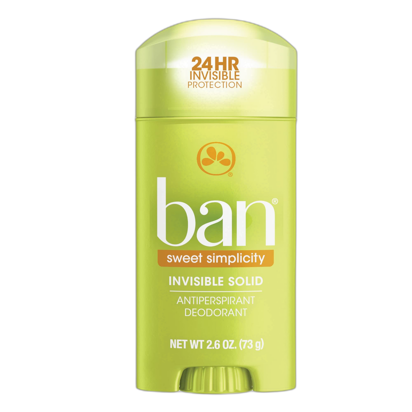 Ban Invisible Solid Deodorant, Sweet Simplicity - 2.6 oz - 2 pk