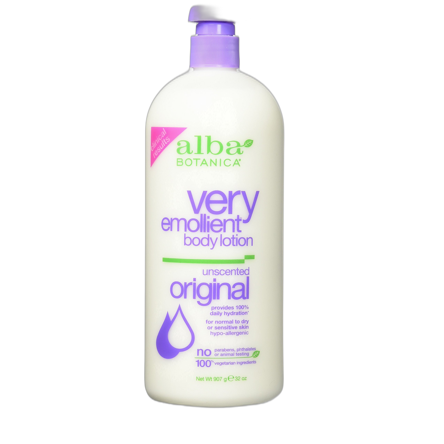 Alba Botanica Very Emollient Body Lotion Unscented - 32 fl oz