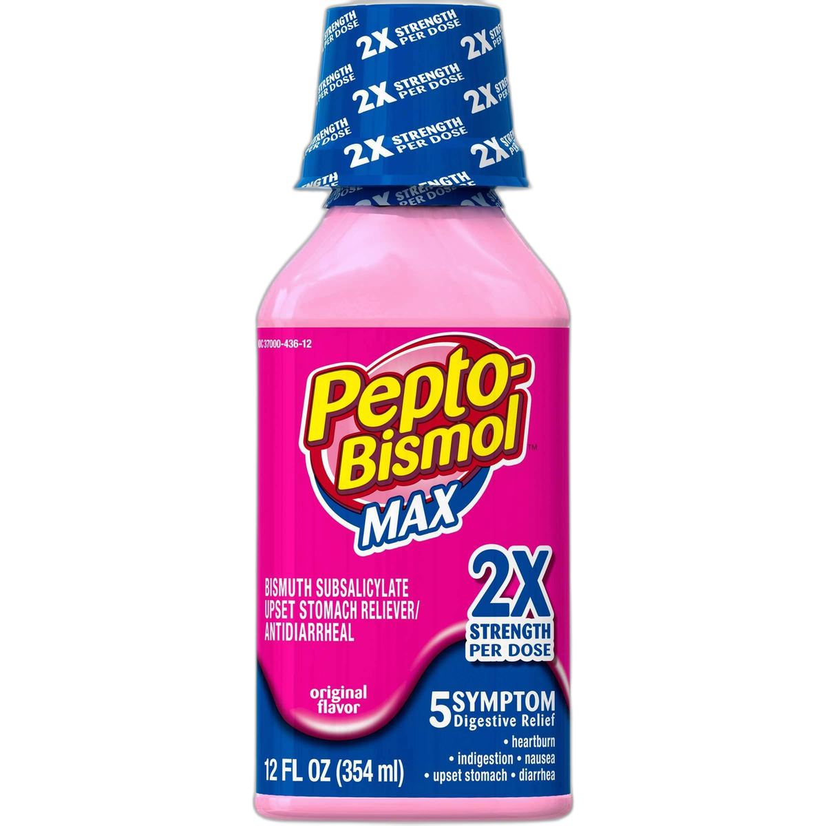 Pepto Bismolmaxliq 12 Size 12z Pepto-Bismol Max Strength Upset Stomach Relief