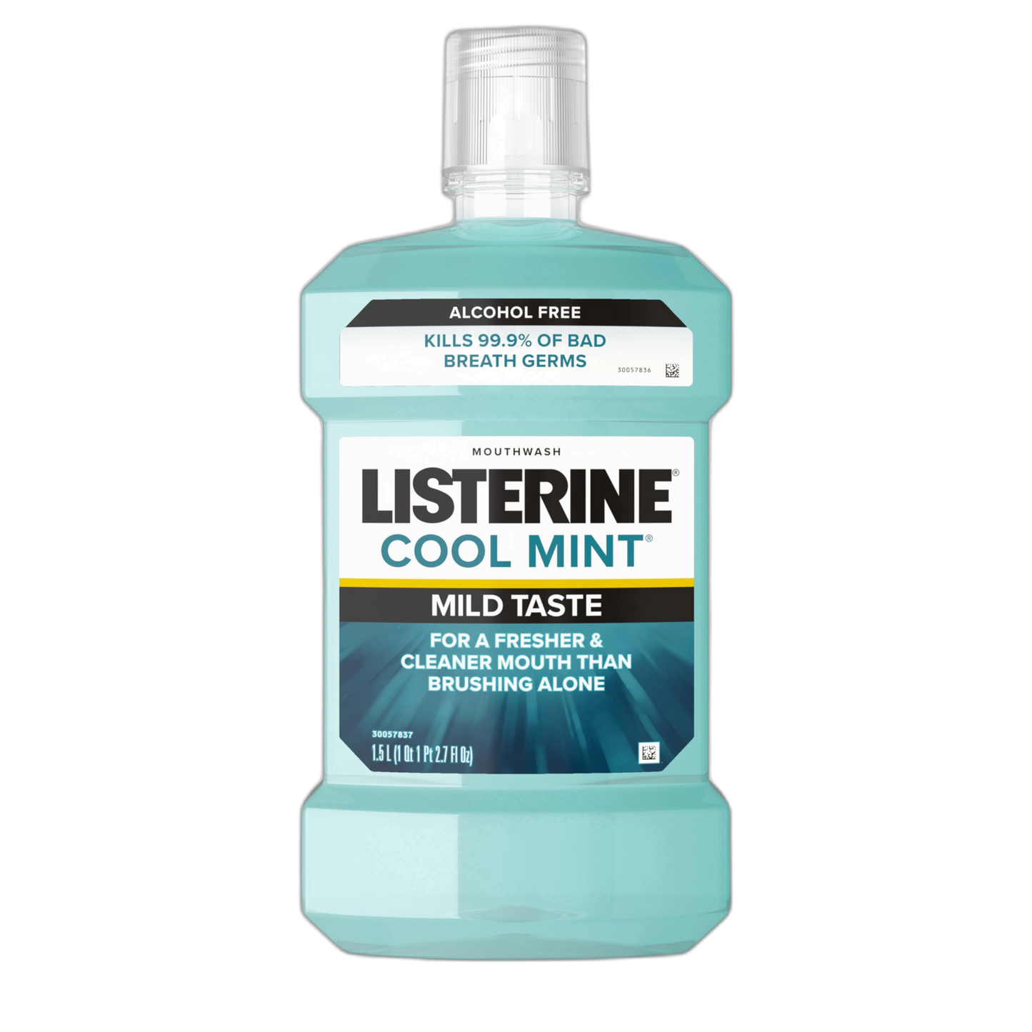 Listerine Total Care Anticavity Fluoride Mouthwash, 6 Benefits in 1 Oral Rinse Helps Kill 99% of Bad Breath Germs, Prevents Cavities, & Strengthens Teeth, Fresh Mint, 1 L, Pack of 1
