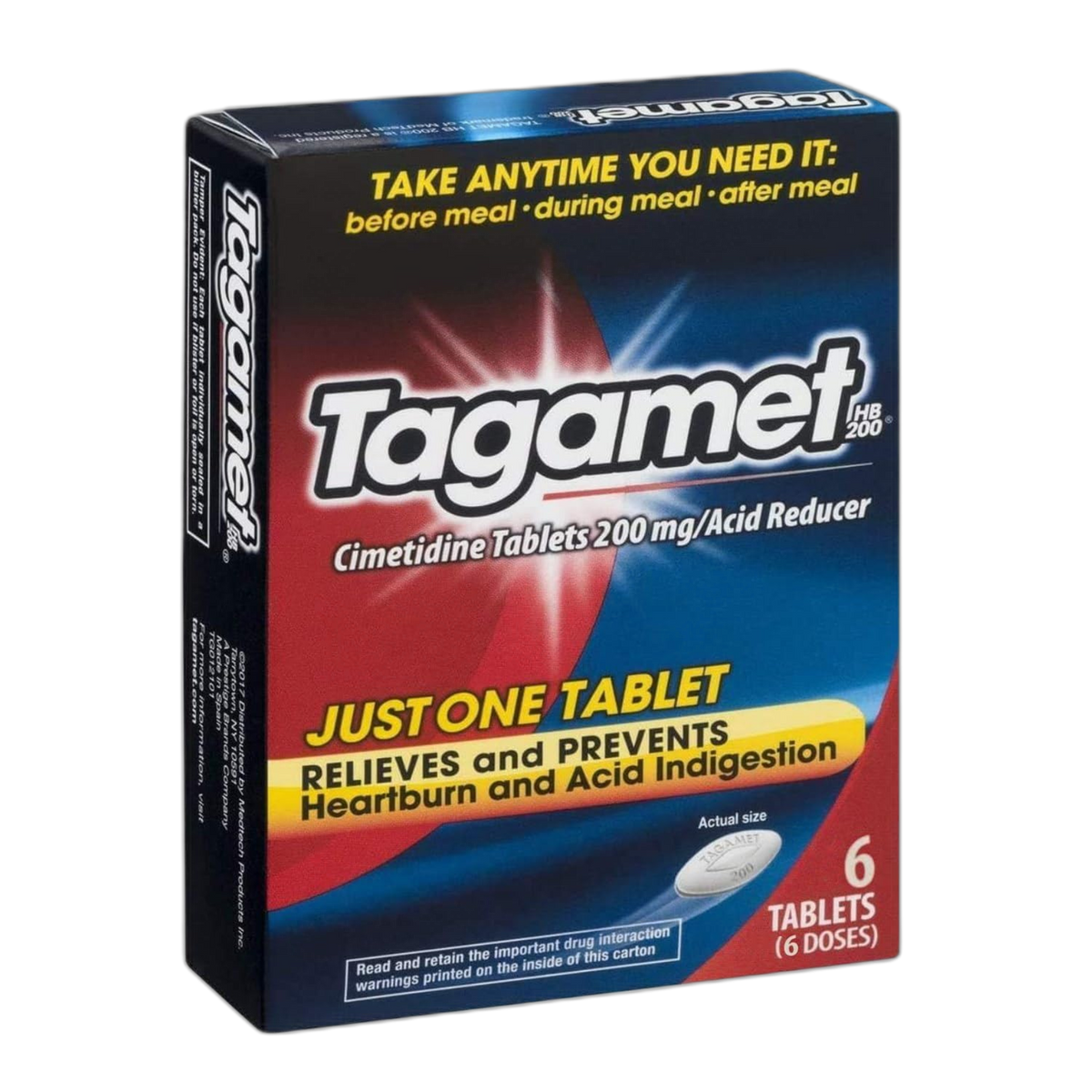 Tagamet HB 200mg, 6 Tablets (Pack of 3)