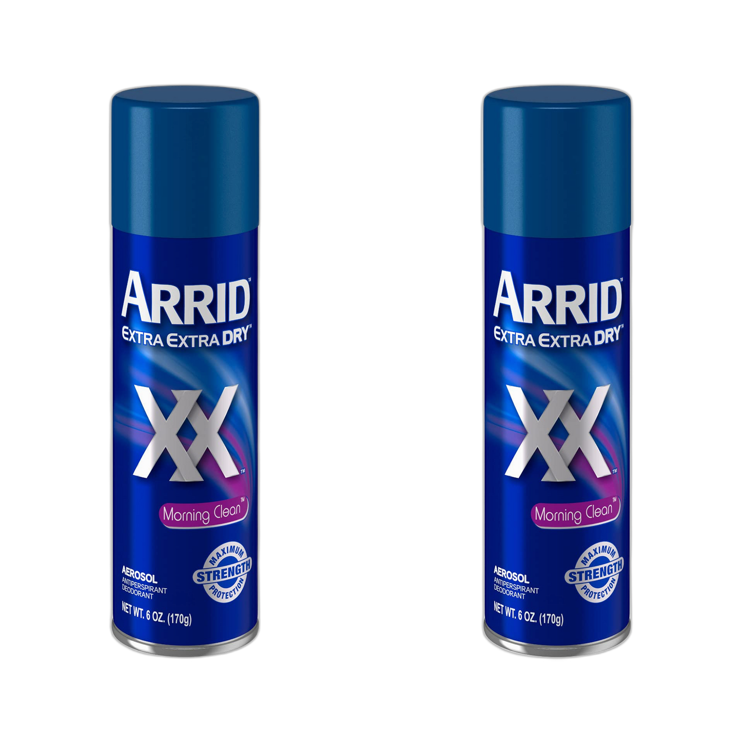 Arrid Deodorant 6 Ounce Aerosol XX Morning Clean (177ml) (2 Pack)