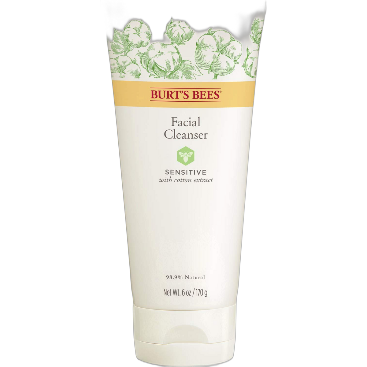 Burt's Bees Face Cleanser for Sensitive Skin, 6 Oz (Package May Vary)