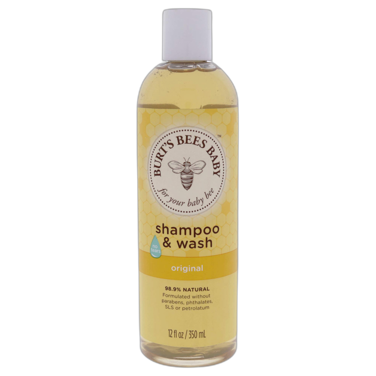 Burt's Bees Baby Shampoo & Wash, Original Tear Free Baby Soap - 12 Ounce Bottle