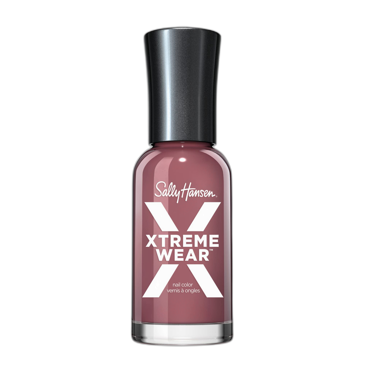 Sally Hansen Xtreme Wear Nail Polish, Streak-Free, Shiny Finish, Long-Lasting Nail Color, Mauve Over, 0.12 fl oz