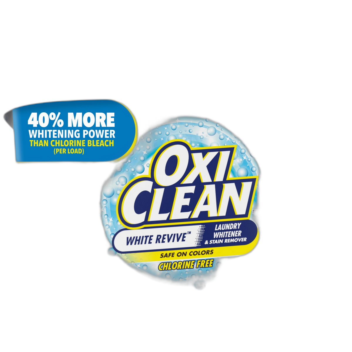 OxiClean White Revive Laundry Whitener and Stain Remover Powder, 3 lb