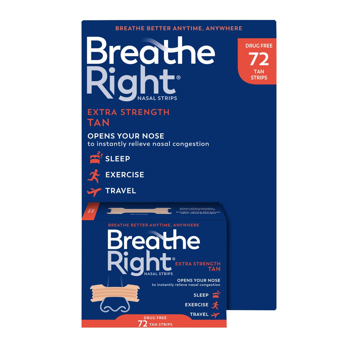 Breathe Right E/s Tan Strp 26 ct product image 1