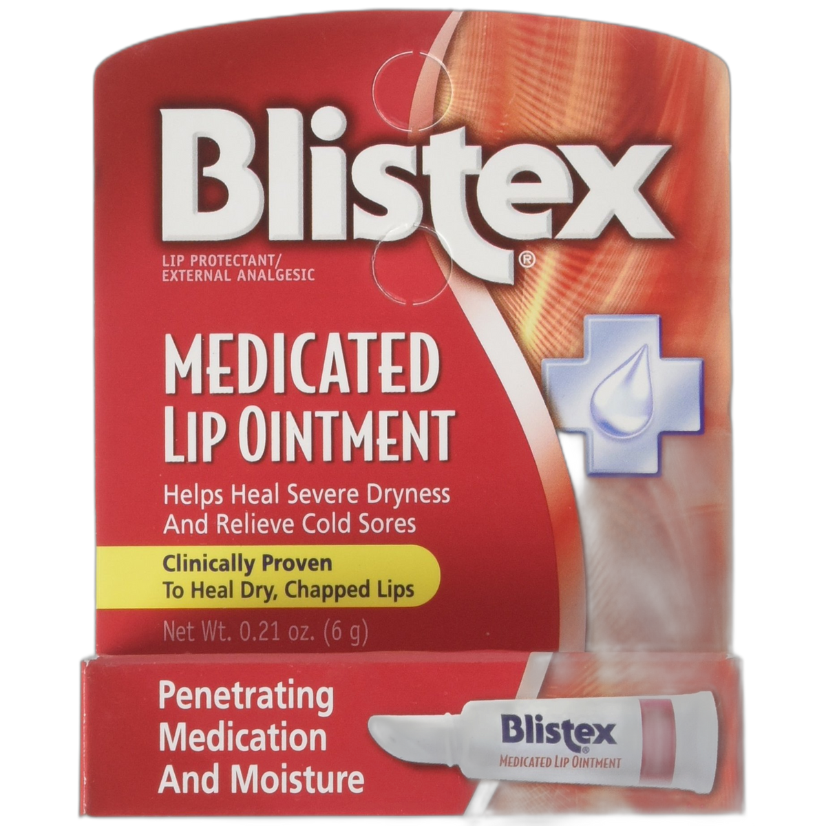 Blistex Medicated Lip Ointment 0.21 oz (Pack of 6)