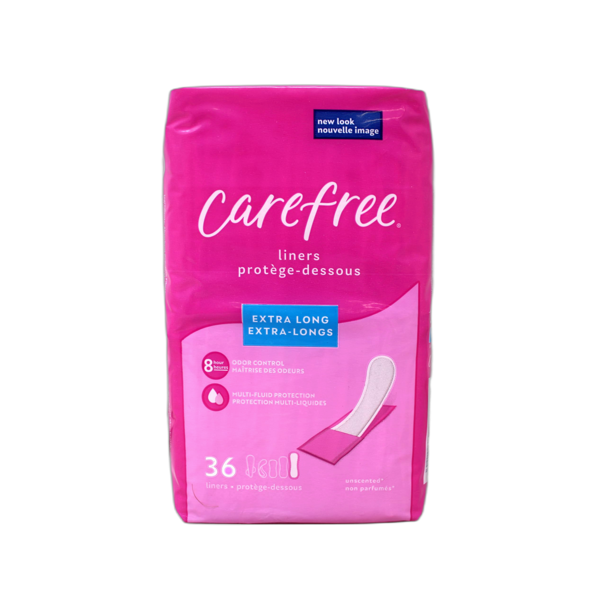 Carefree Acti-Fresh Extra Long 36 Count Liner to Go