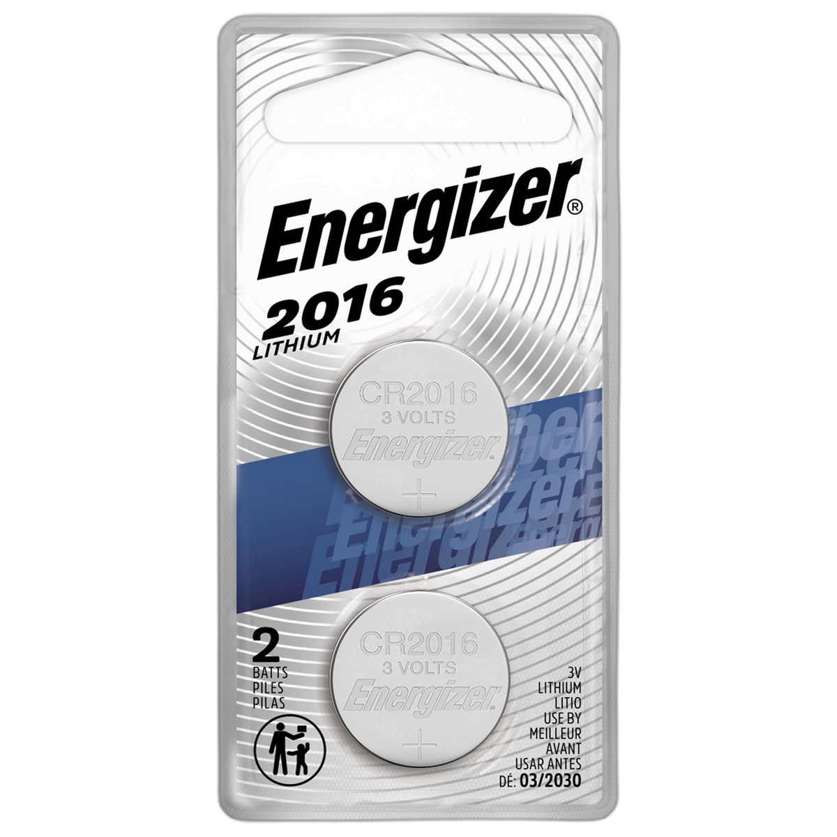 Envirofit Energizer Lithium Coin Watch/Electronic Battery 2016, 2 Count