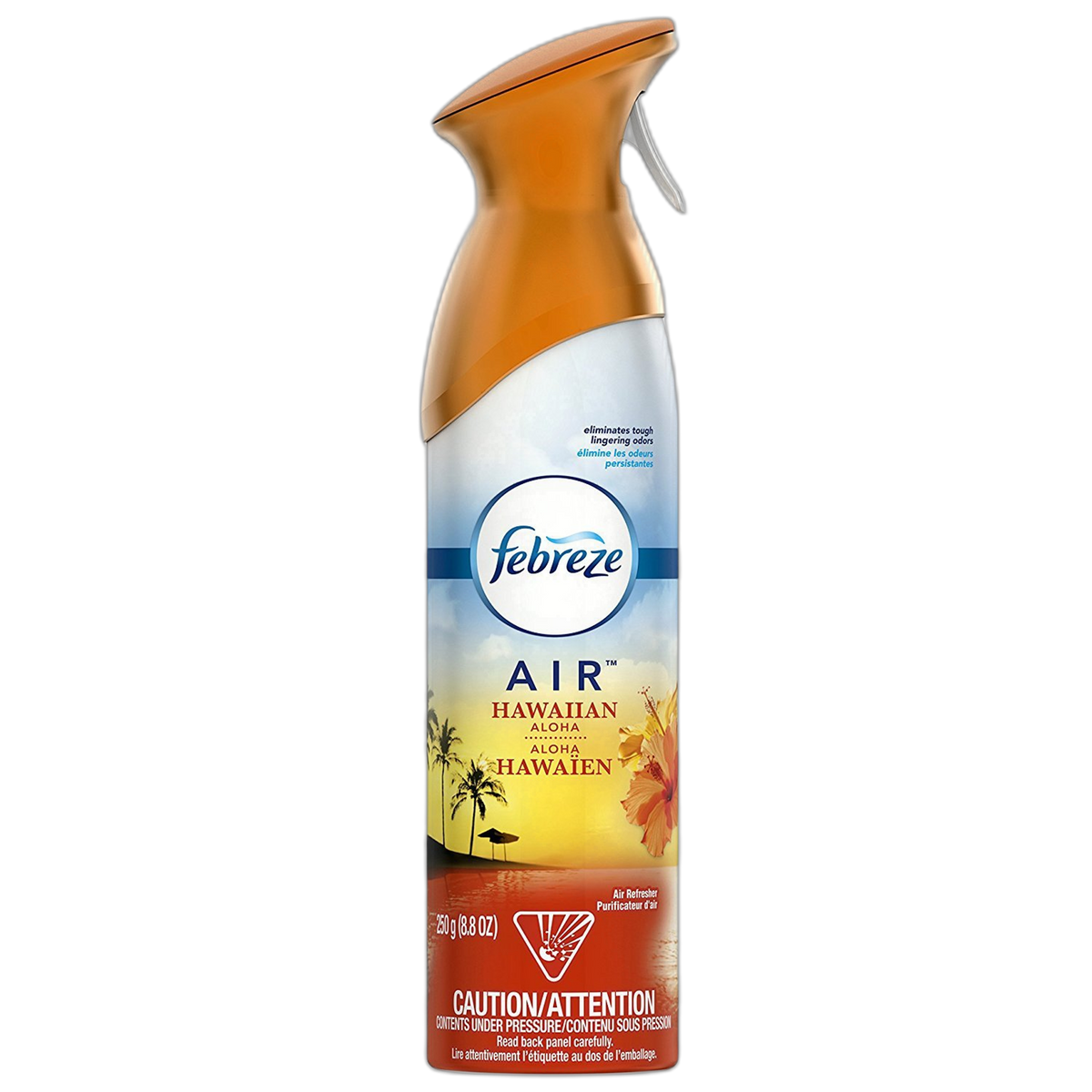 Febreze Air Freshener and Odor Fighter Spray, Hawaiian Aloha Scent, 8.8 Oz (Pack of 6)