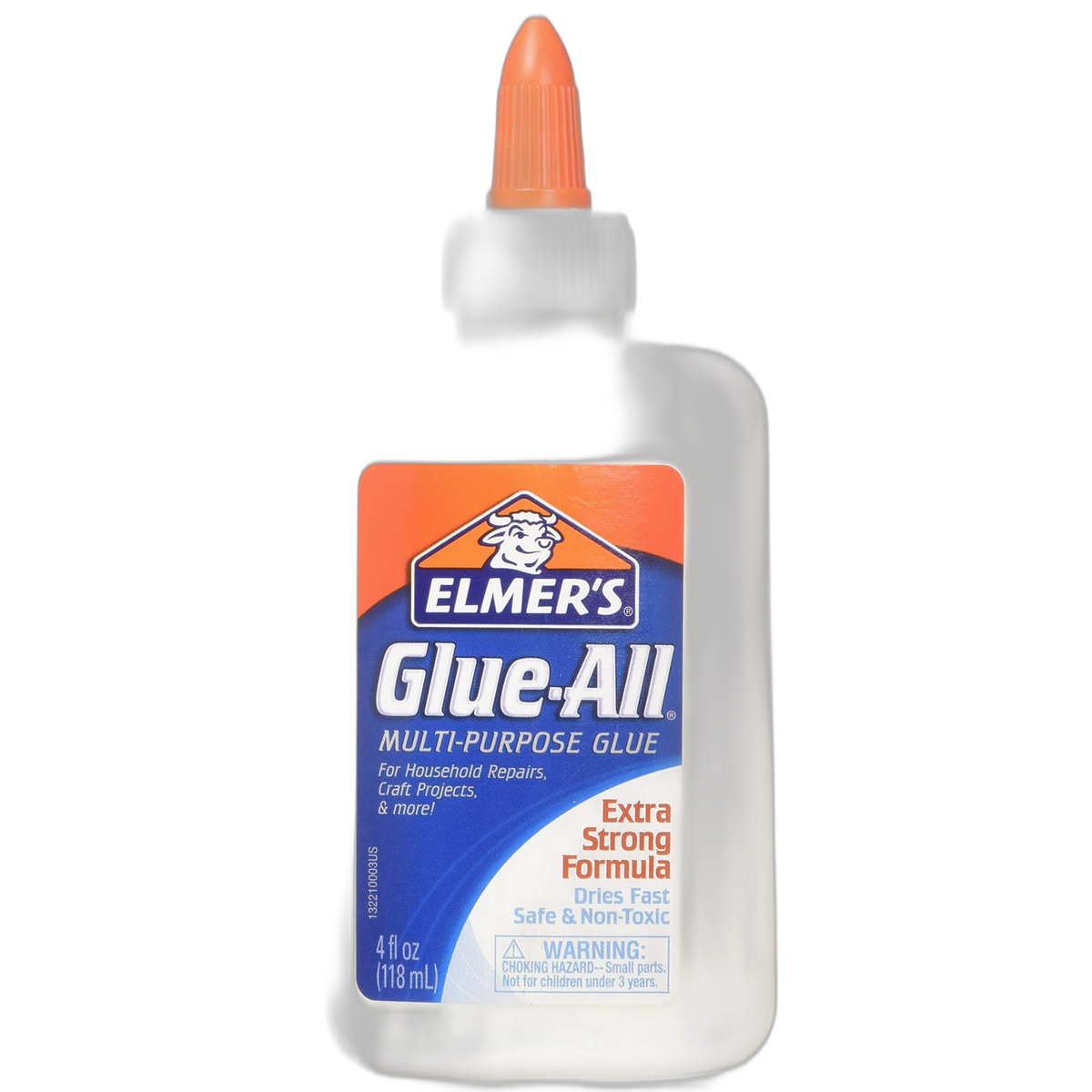 Elmer's Glue-All Multi-Purpose Glue, 4 Ounces, White (E1322) - 2 Pack