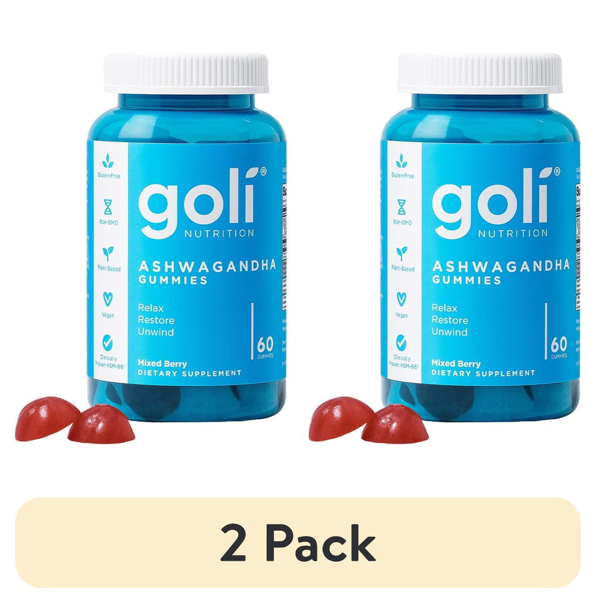 Goli Ashwagandha Gummies 60 ct product image 1