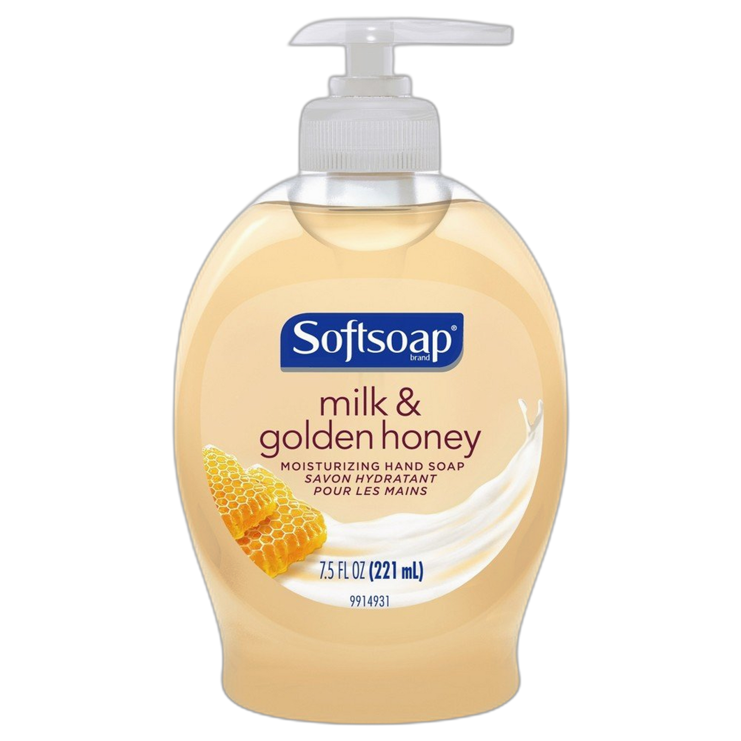 Softsoap Elements Milk Protein and Honey Moisturizing Hand Soap 7.5 oz (Pack of 2)
