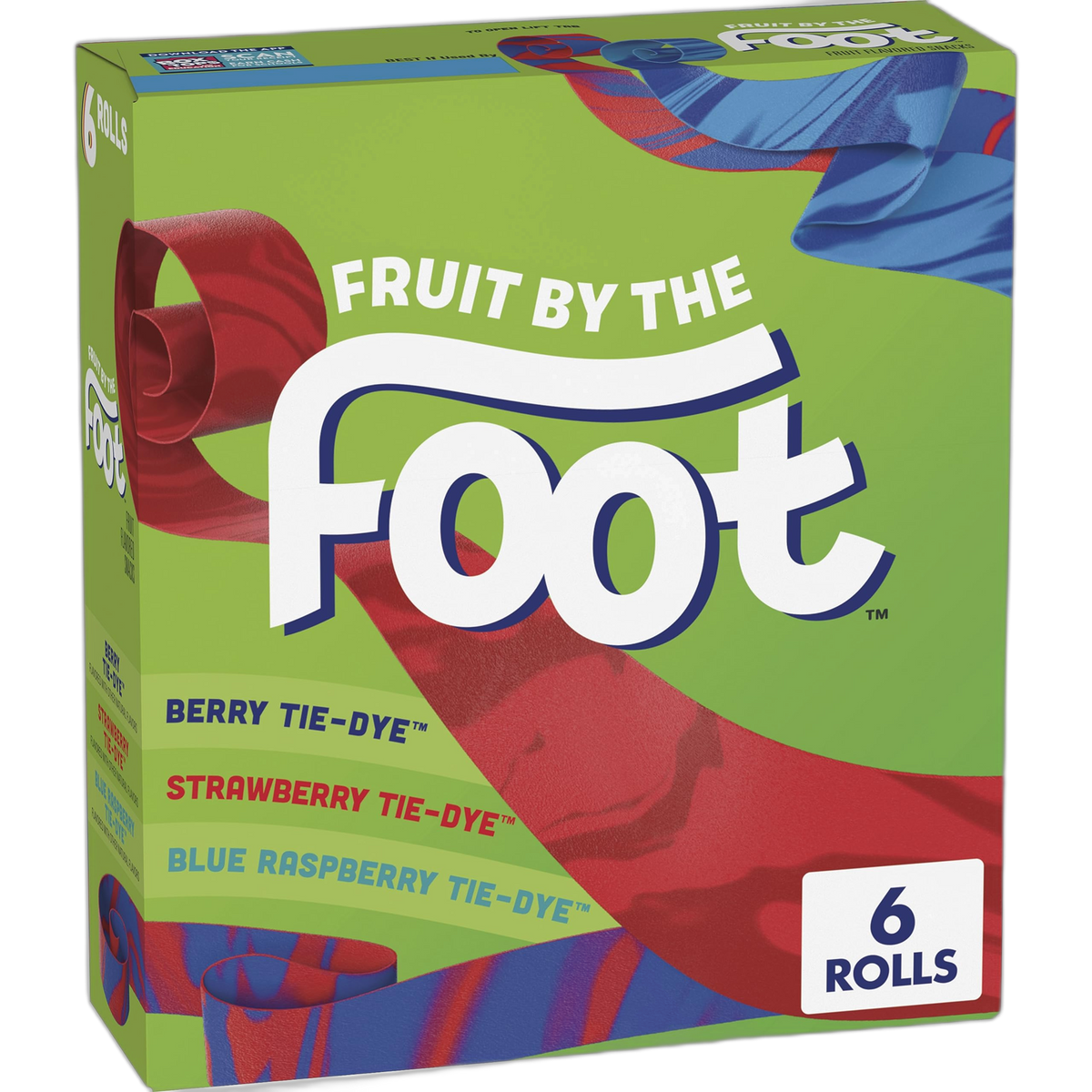 Fruit by the Foot Fruit Flavored Snacks, Variety Pack, 4.5 oz, 6 ct