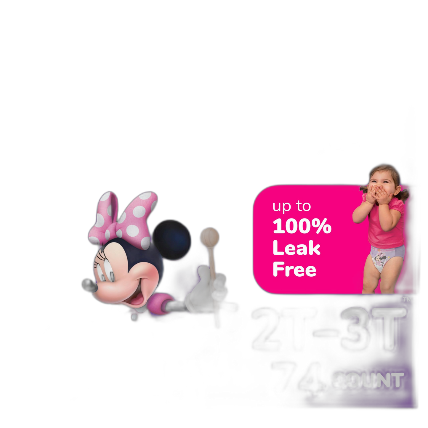 Pull-Ups Girls' Potty Training Pants, Size 2T-3T Training Underwear (16-34 lbs), 74 Count
