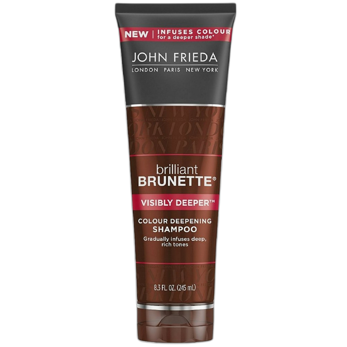 John Frieda Shampoo Brilliant Brunette Visibly Deeper 8.3 Ounce (245ml) (2 Pack)