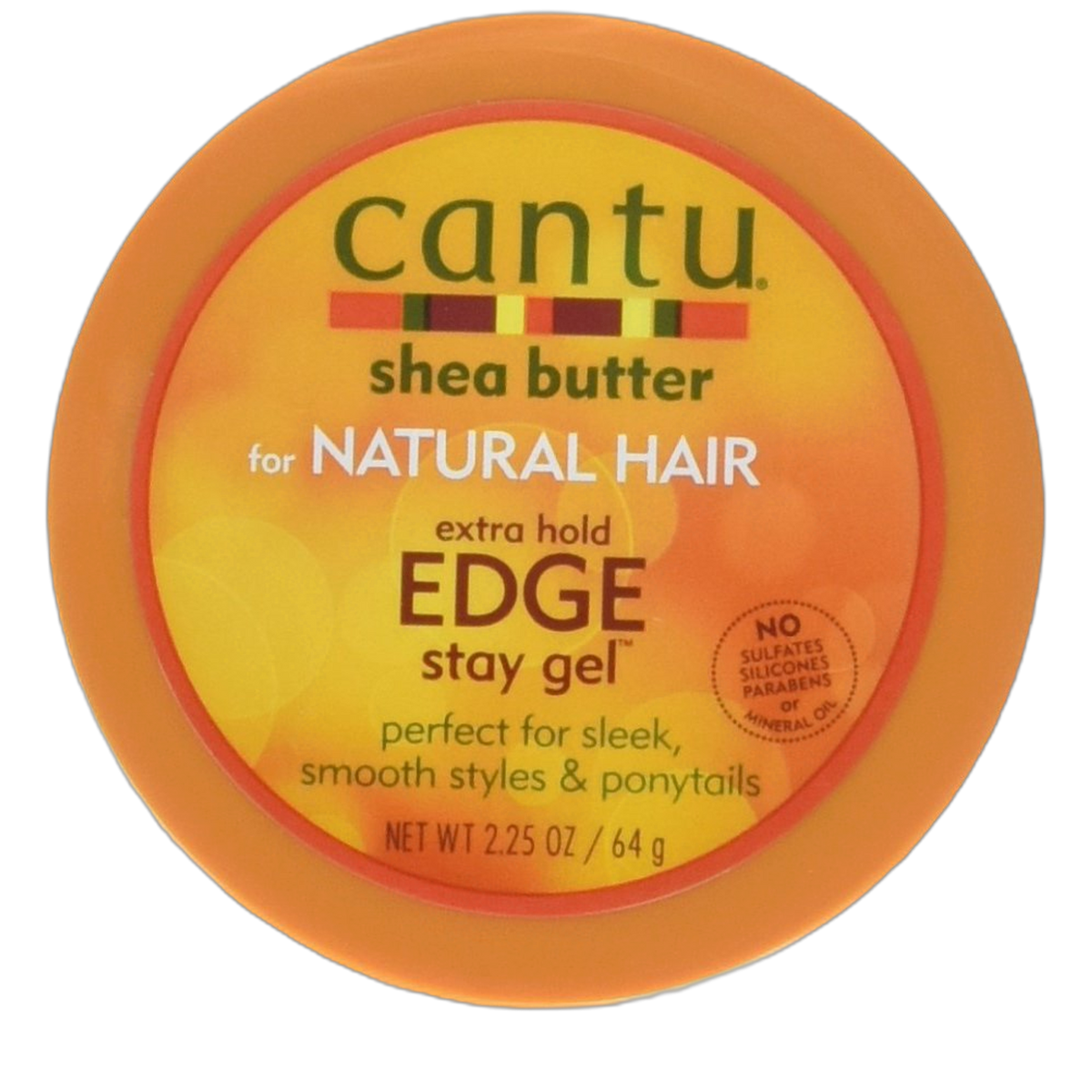Cantu Extra Hold Edge Stay Gel with Shea Butter, 2.25 oz (Packaging May Vary)