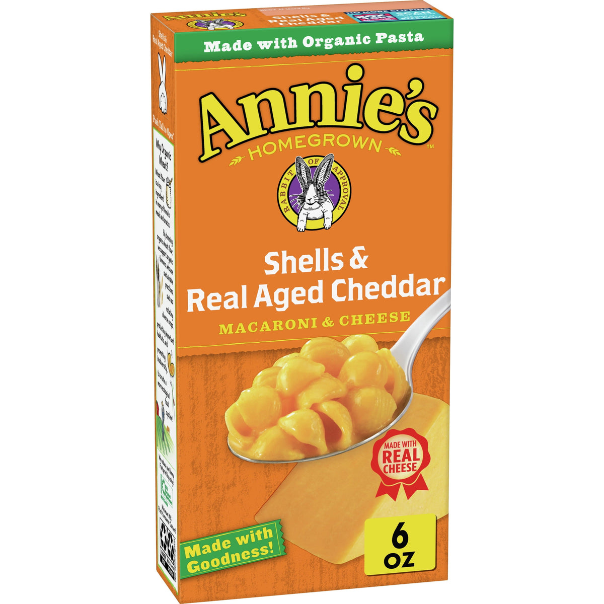 Annie's Macaroni & Cheese 6 oz Shells Cheddar product image 1