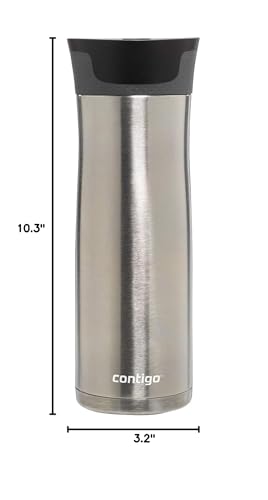Contigo West Loop Stainless Steel Travel Mug with AUTOSEAL Lid, 24oz., Stainless Steel