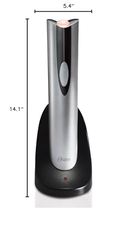 Oster Electric Wine Bottle Opener, 1.9, Black