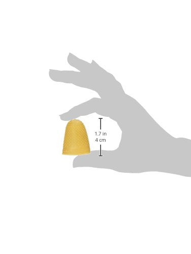 Swingline Rubber Finger Tips, Size 14, X-Large, Amber, 1/Dozen