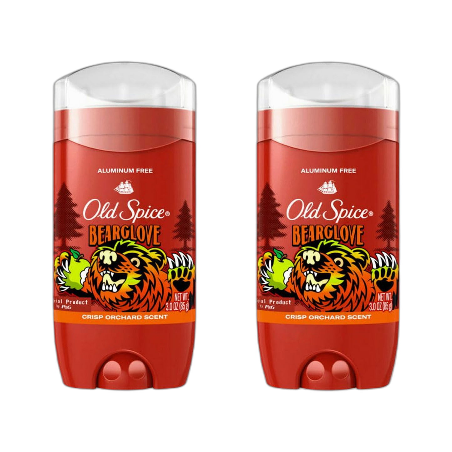 Old Spice Wild Collection Men's Deodorant, Bearglove 3 oz (Pack of 2)