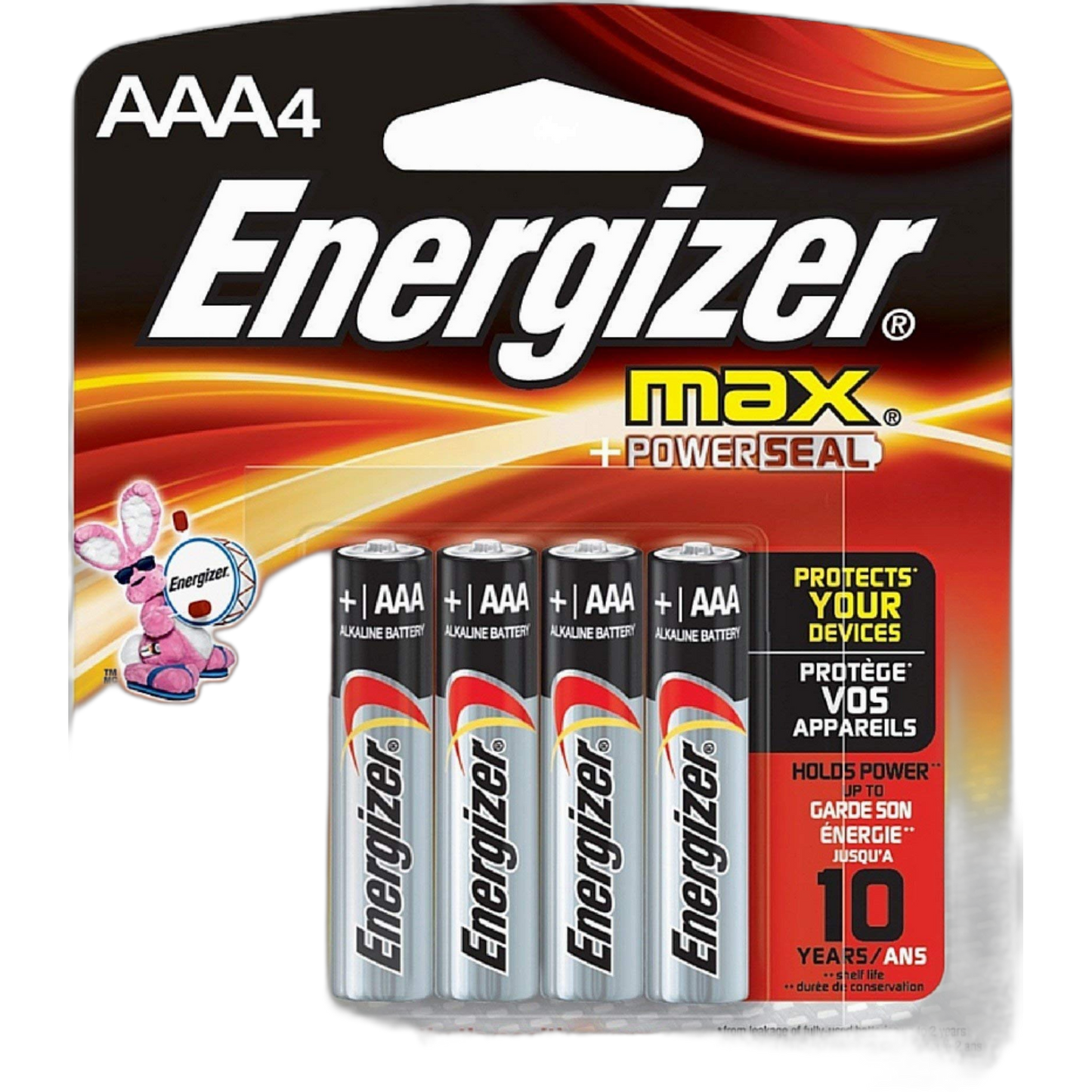 Energizer Max AAA Alkaline Battery 4 ea (Pack of 2)