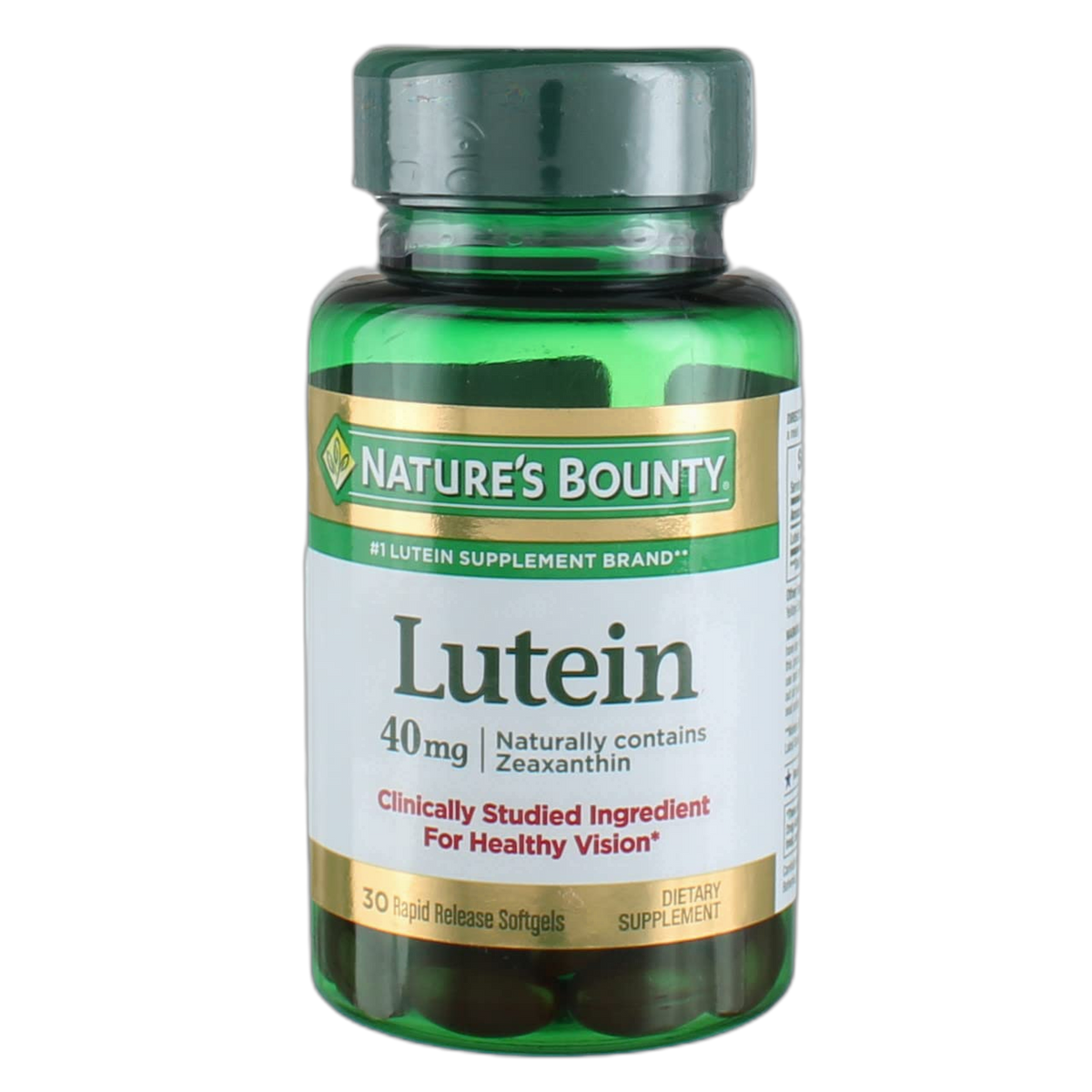 Nb Lutein 40mg Softgels Size 30ct Nature Bounty Lutein 40 Mg Softgels 30ct