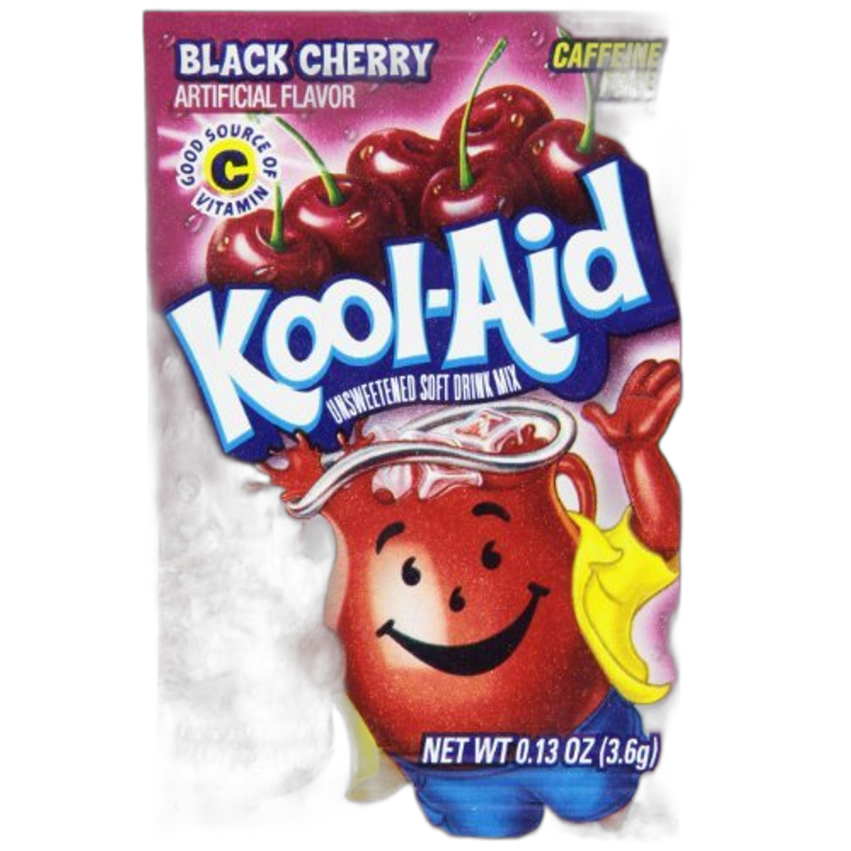 Kool-Aid Black Cherry Unsweetened Soft Drink Mix, 0.13-Ounce Envelopes (Pack of 48) by Kool-Aid
